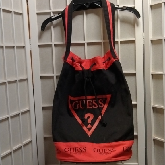 Guess Duffle Bucket Bag - Picture 6 of 13